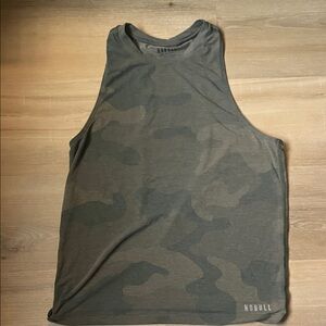 NOBULL Womens Dark Camouflage Tank Top